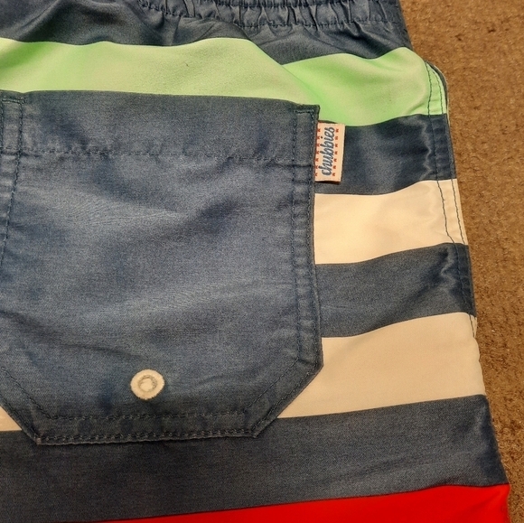 CHUBBIES (Men's Large) Striped Swim Trunks "Me Likey the Stripey" - Picture 5 of 10